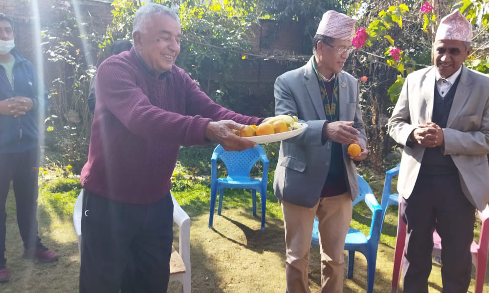 बोहोराटार पुगेका धनराजलाई पौडेलले भने- कांग्रेसमा सद्भाव कायम गर्न शशांक र म लागिसक्यौं