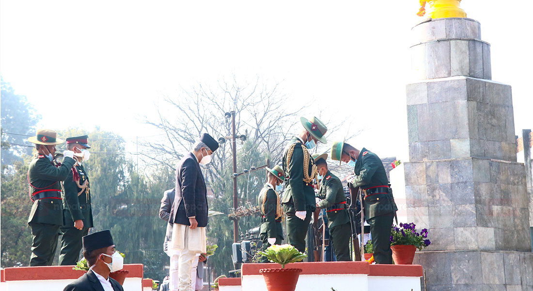 लैनचौरमा सहिदको सम्झना (तस्बिरहरू)