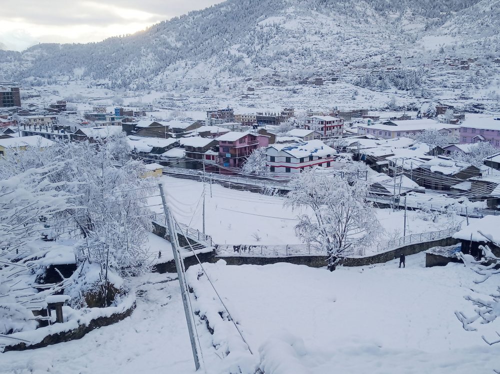 हुम्लामा हिमपात, जनजीवन प्रभावित