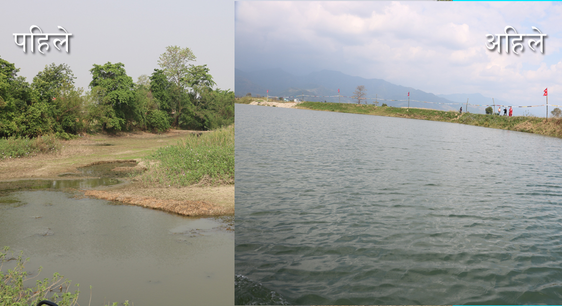 बुटवलमा आकर्षणको केन्द्र बन्दै बैठौलिया ताल, ३० बिगाहामा बिस्तार 