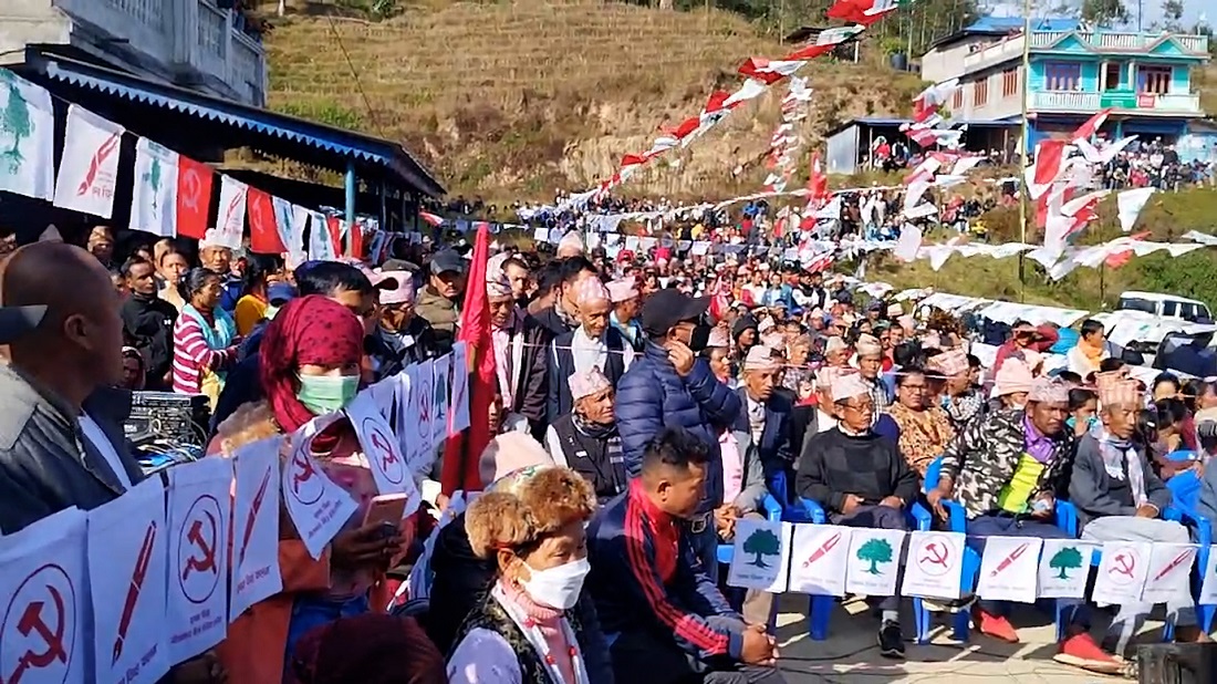 भोजपुरमा प्रचण्ड सहभागी हुने चुनावी सभामा बम विस्फोट