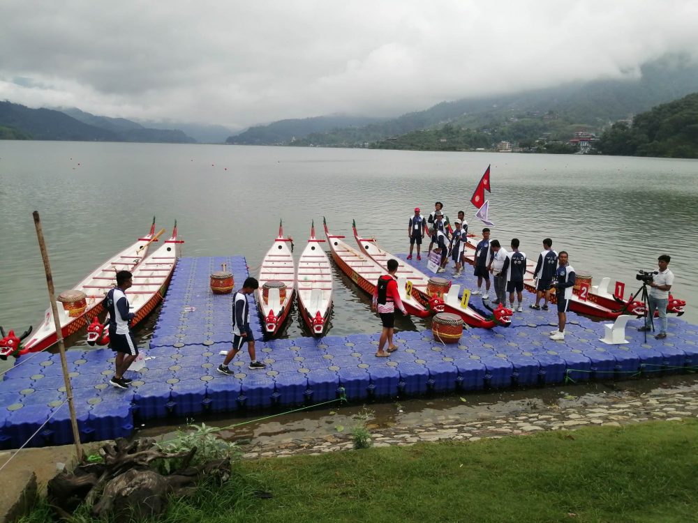 फेवातालमा आजदेखि नेपाल-चीन फ्रेन्डसिप ड्रागन बोट रेस फेस्टिभल (तयारीका तस्बिरसहित)