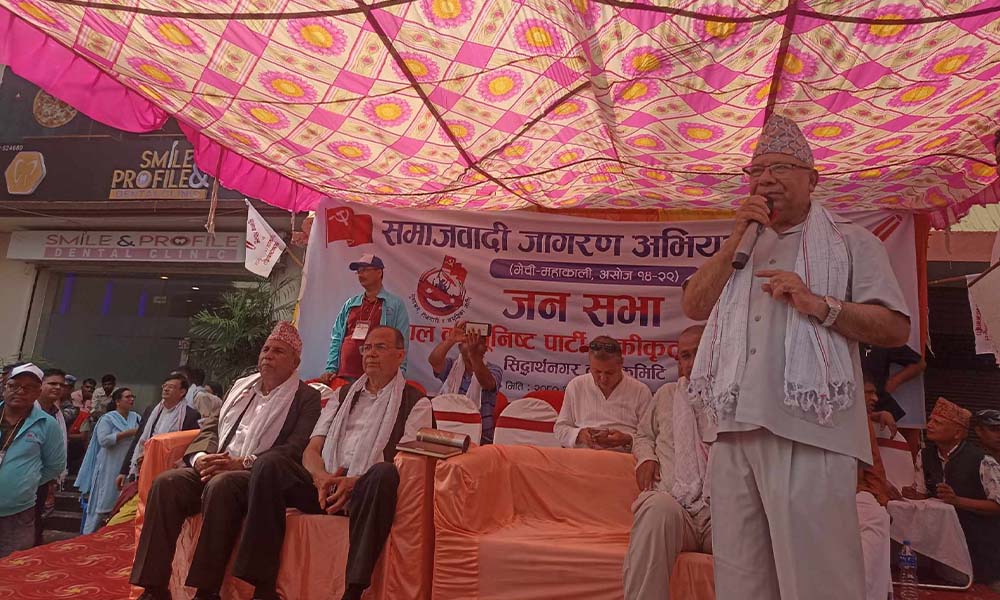 जागरण अभियानले जनता जगायो : माधव नेपाल