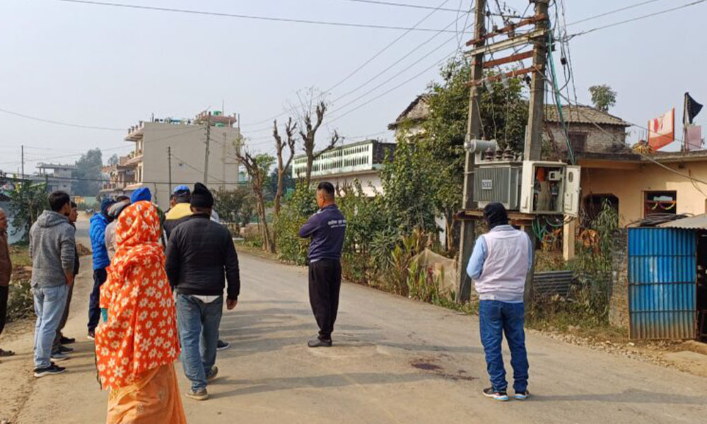 कञ्चनपुरमा करेन्ट लागेर कामदारको मृत्यु