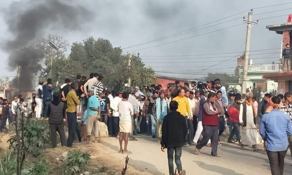 सर्लाहीमा प्रहरीको गोली लागेर मृत्यु भएका जयशंकरका परिवारलाई सरकारले १० लाख दिने