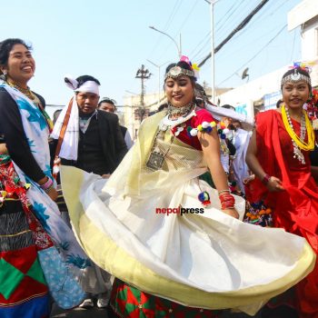 थारू समुदायले टुँडिखेलमा दुई दिन माघी महोत्सव मनाउने