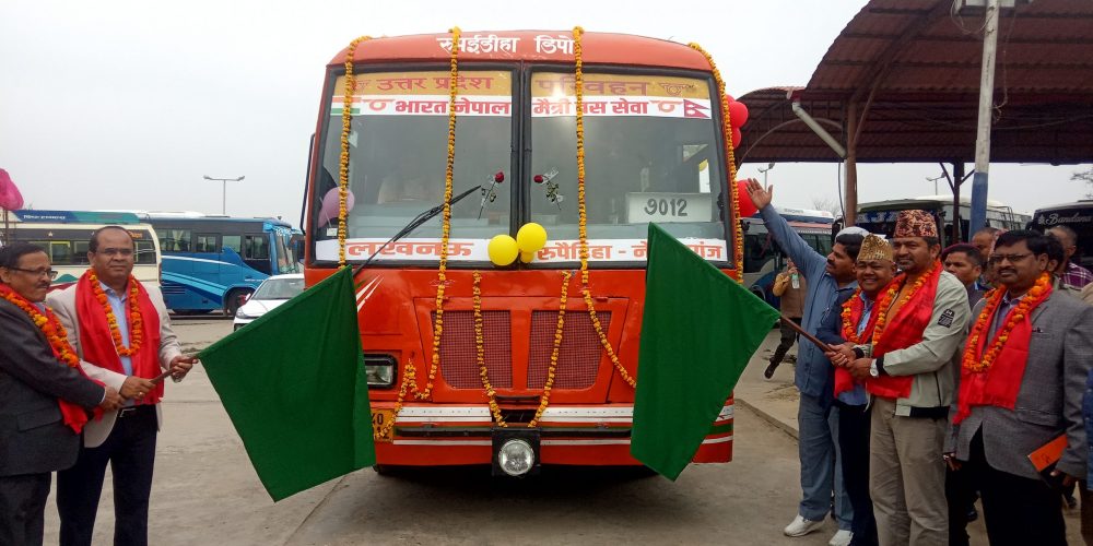 नेपालगञ्जबाट दिल्ली र लखनउका लागि मैत्री बससेवा सुरु