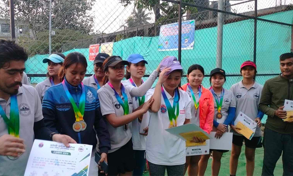 प्रदेशस्तरीय सफ्ट टेनिसमा श्रेया र आशिष प्रथम