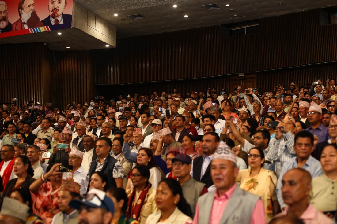 नेकपा एस महाधिवेशन: चार प्रतिवेदनमाथि छलफल