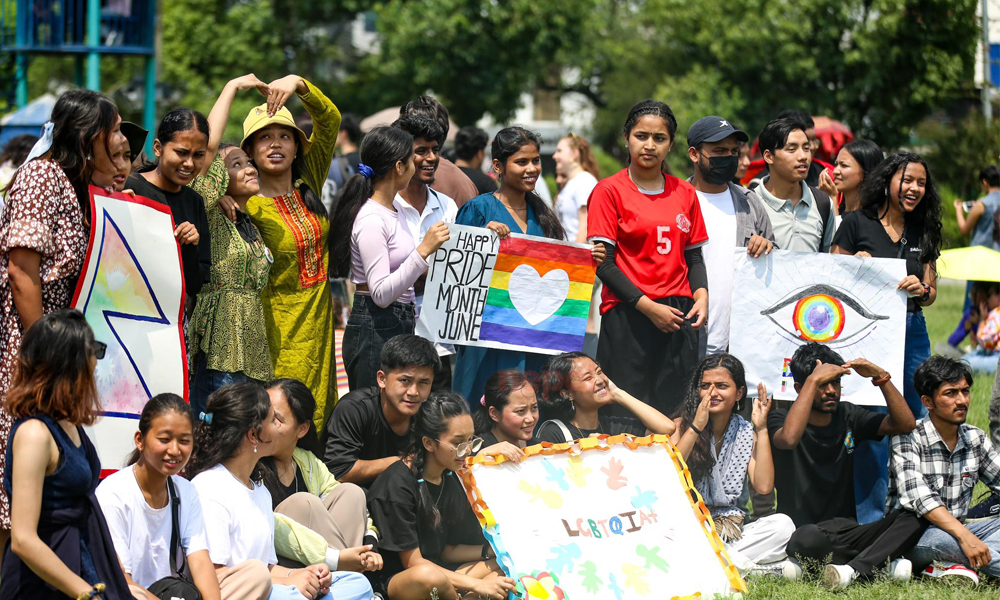 राजधानीमा यौनिक तथा लैङ्गिक अल्पसंख्यकहरुकाे प्राइड परेड (तस्विरहरु)