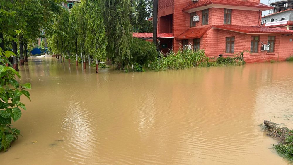 लुम्बिनी प्रदेशका अधिकांश मन्त्रालय बाढीले जलमग्न