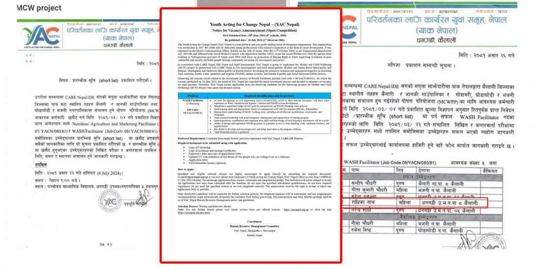 भत्कियो परीक्षा नै नदिएर कर्मचारी राख्ने ‘सेटिङ’, याक नेपालले फेरि खोल्यो पाँच जनाको विज्ञापन