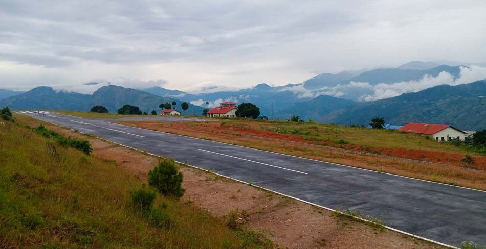 लामीडाँडा विमानस्थल उद्घाटन गरेको पाँच वर्ष बित्यो, अझै नियमित उडानको टुङ्गो छैन