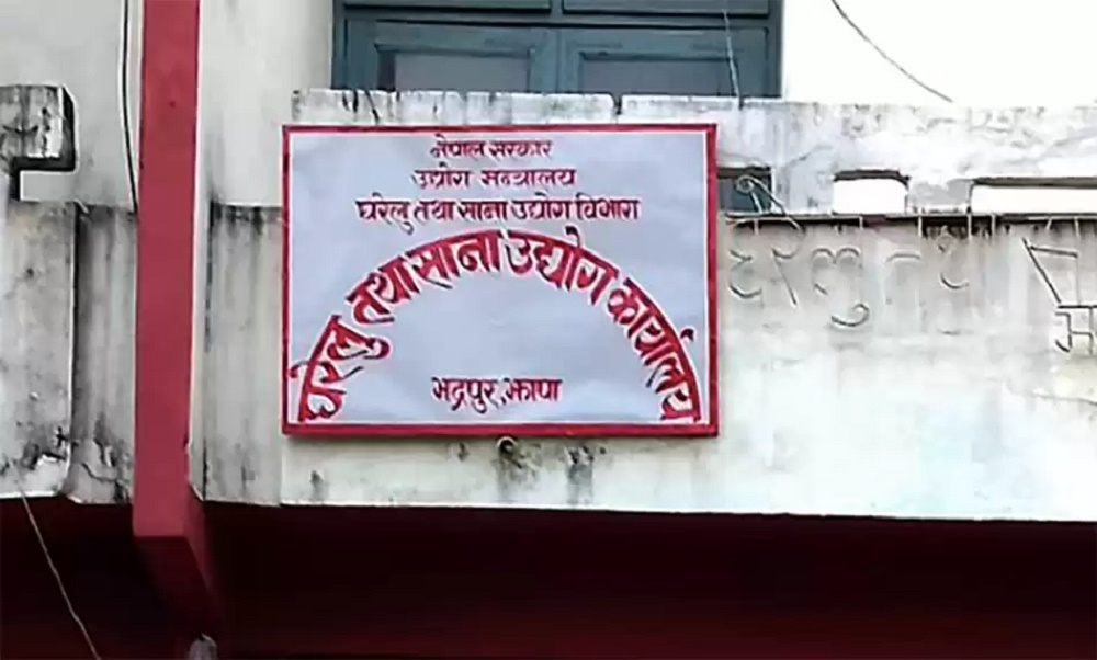 झापामा एक हजार ११० उद्योग दर्ता