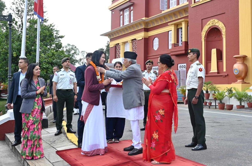 पारा ओलम्पिक पदक विजेता पलेशालाई राष्ट्रपतिले गरे सम्मान (भिडिओ)