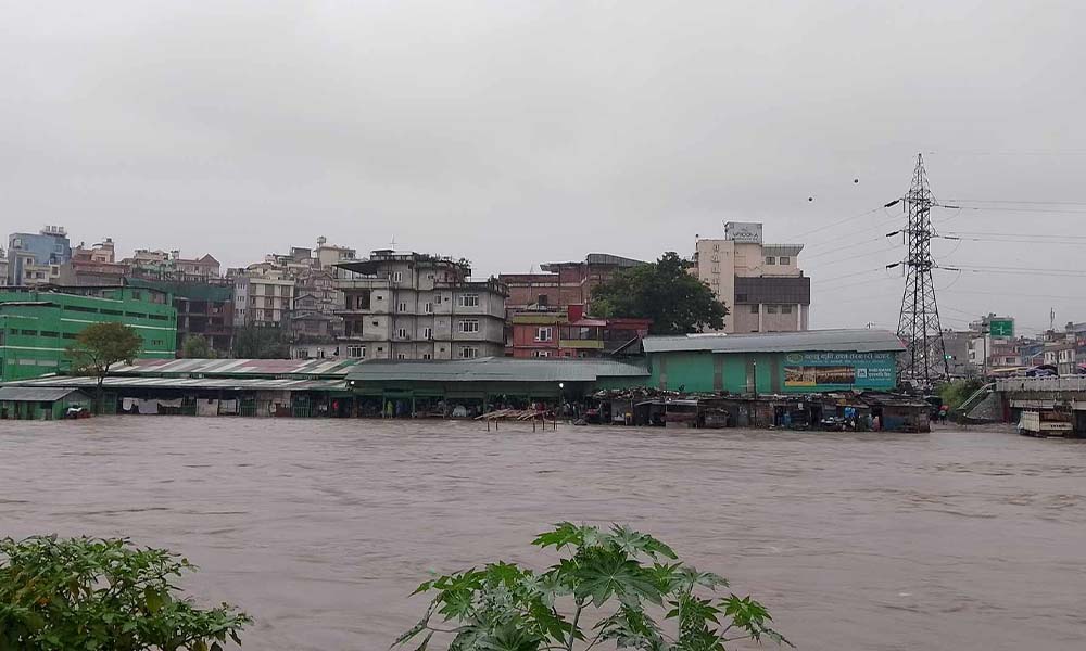 बागमतीले पार गर्‍यो खतराको तह, अरु पाँच स्थान चेतावनीमा