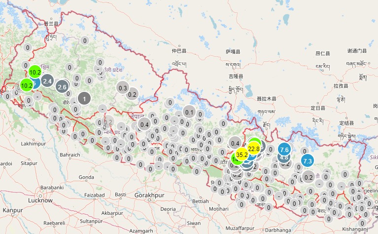 देशभर मनसुनी वायुको प्रभाव यथावत