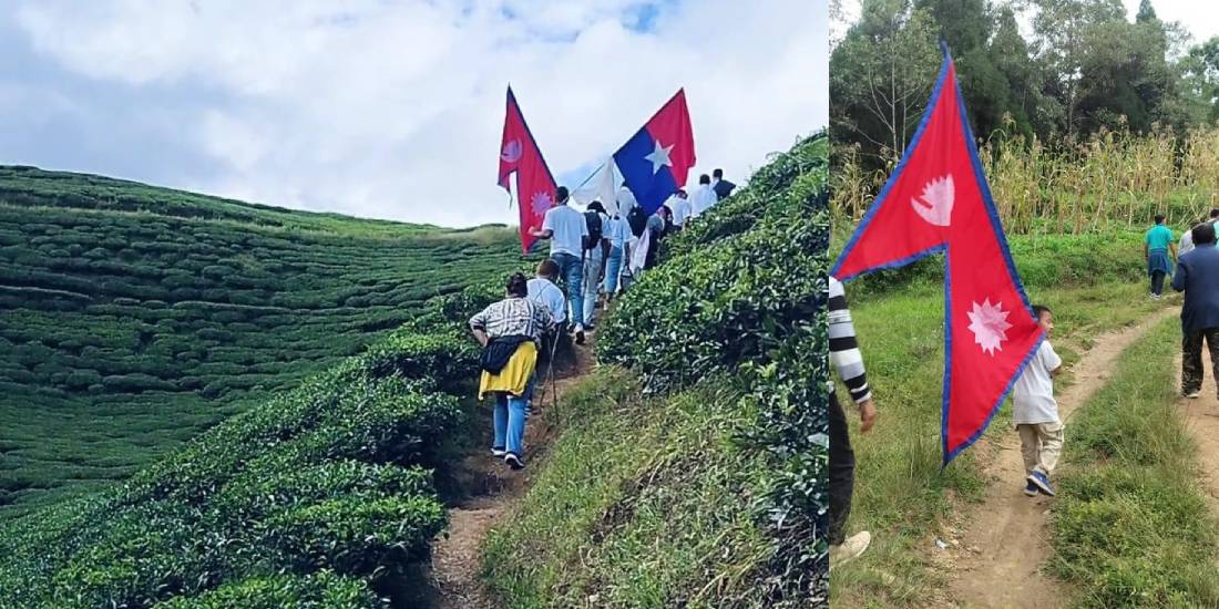 थुम्केको पर्यटन प्रवर्द्धनका लागि युवा संघको पदयात्रा