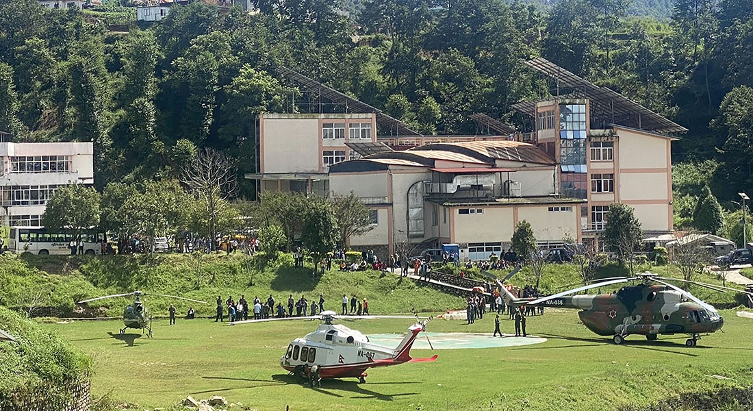 हेलिकप्टरबाट १६१ जनाको उद्धार, रोशी क्षेत्रबाट सबैभन्दा बढी (भिडिओ)