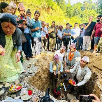 ४७ करोडमा बन्ने रुपा रिङरोड दोस्रो खण्डको शिलान्यास