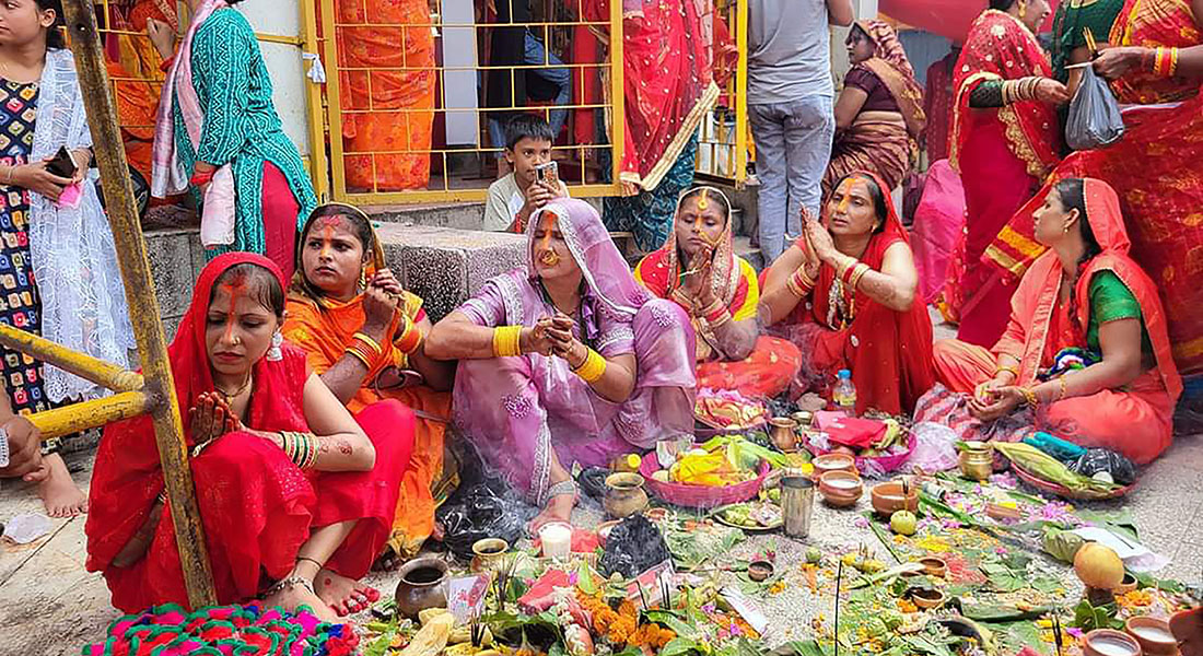 मधेशमा सामाजिक सद्भावको सेतु बन्दै ‘तीज र जितिया’