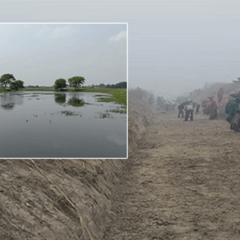 १० वर्षअघि सुकेको भारत उत्तर प्रदेशको सकर्नी नदीमा यसरी दिइयो त्राण