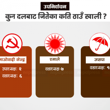 स्थानीय तहका ४१ पदमा उपनिर्वाचनको पाली, कुन दलबाट जितेका कति ठाउँ खाली ?