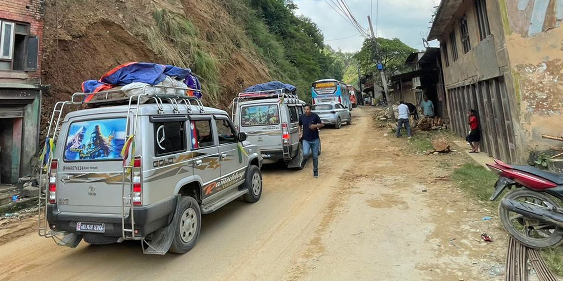 बीपी राजमार्गमा सञ्चालन हुने सवारीसाधन अरनिको हाइवेतर्फ ‘डाइभर्ट’