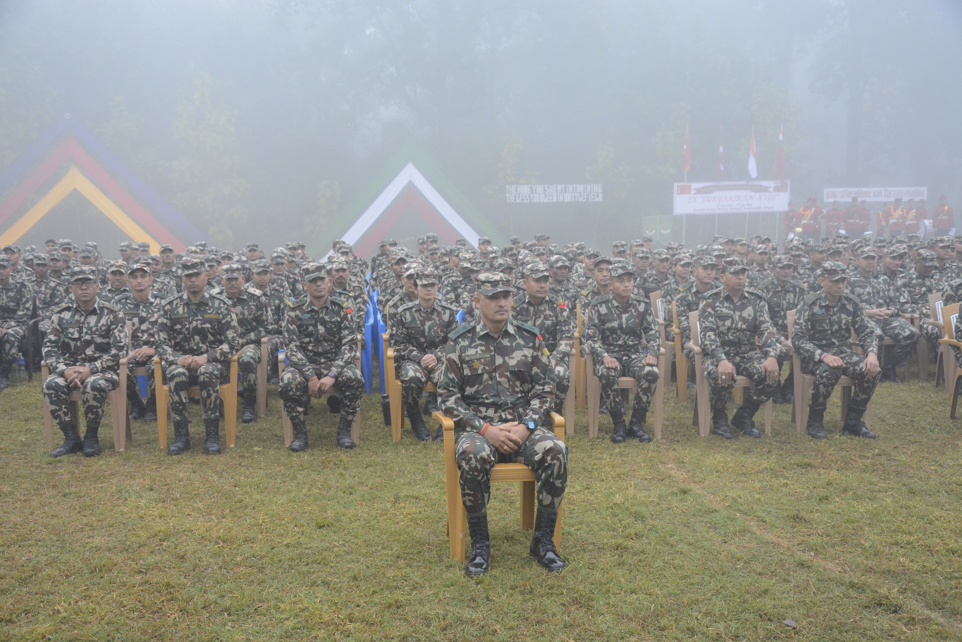 नेपाली सेना र भारतीय सेनाबीच संयुक्त सैनिक अभ्यास सुरु