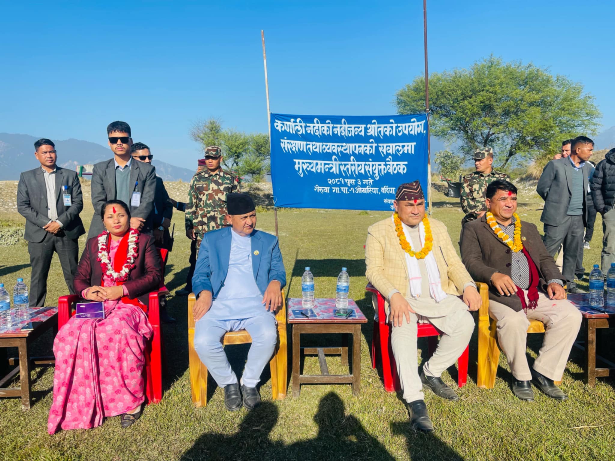 लुम्बिनी र सुदूरपपश्चिमका मुख्यमन्त्रीबीच अन्तरसंवाद