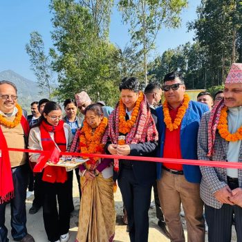 बागमतीका भौतिक पूर्वाधार मन्त्री मास्केद्वारा एकैपटक चार आयोजनाको उद्घाटन