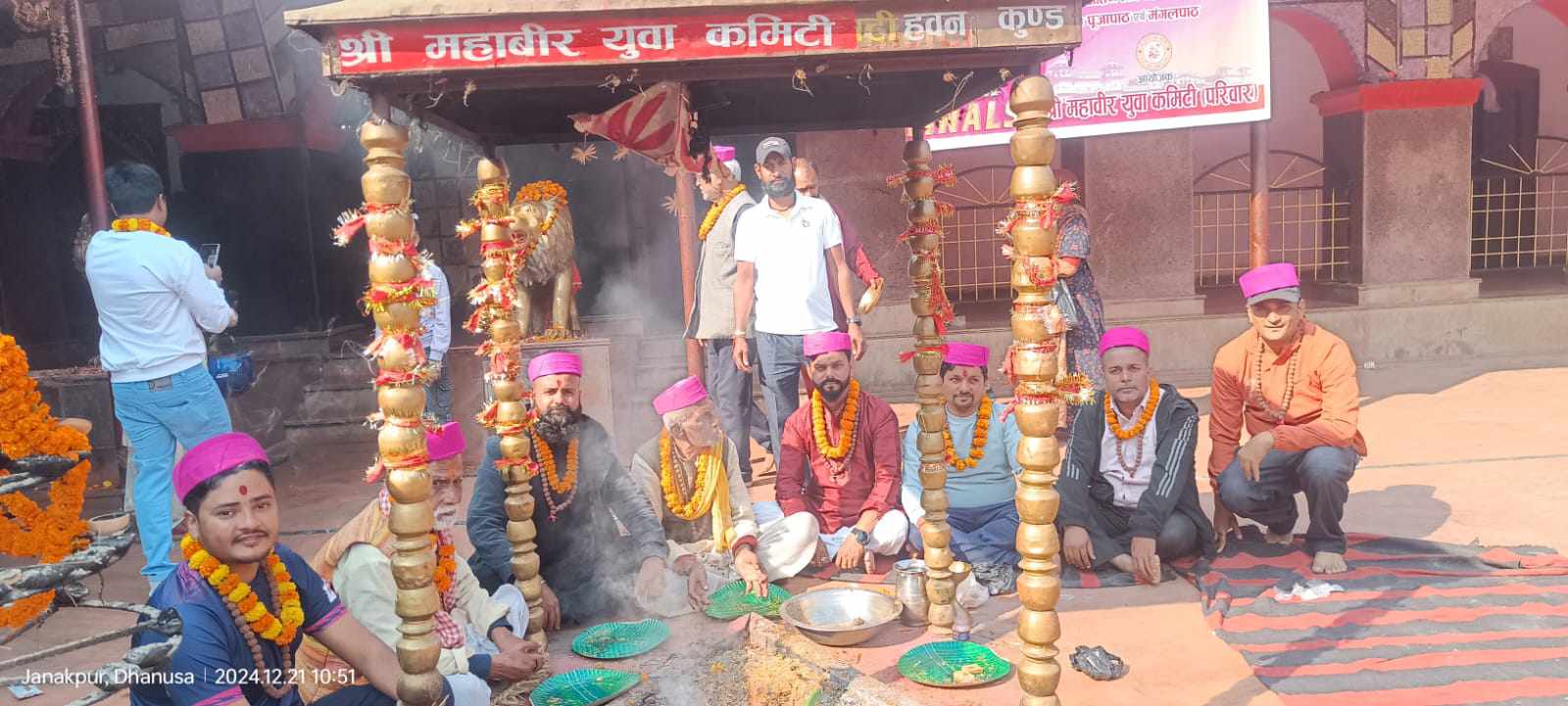 जनकपुर बोल्ट्सलाई जीतको कामनासहित राजदेवी माताको विशेष पूजापाठ