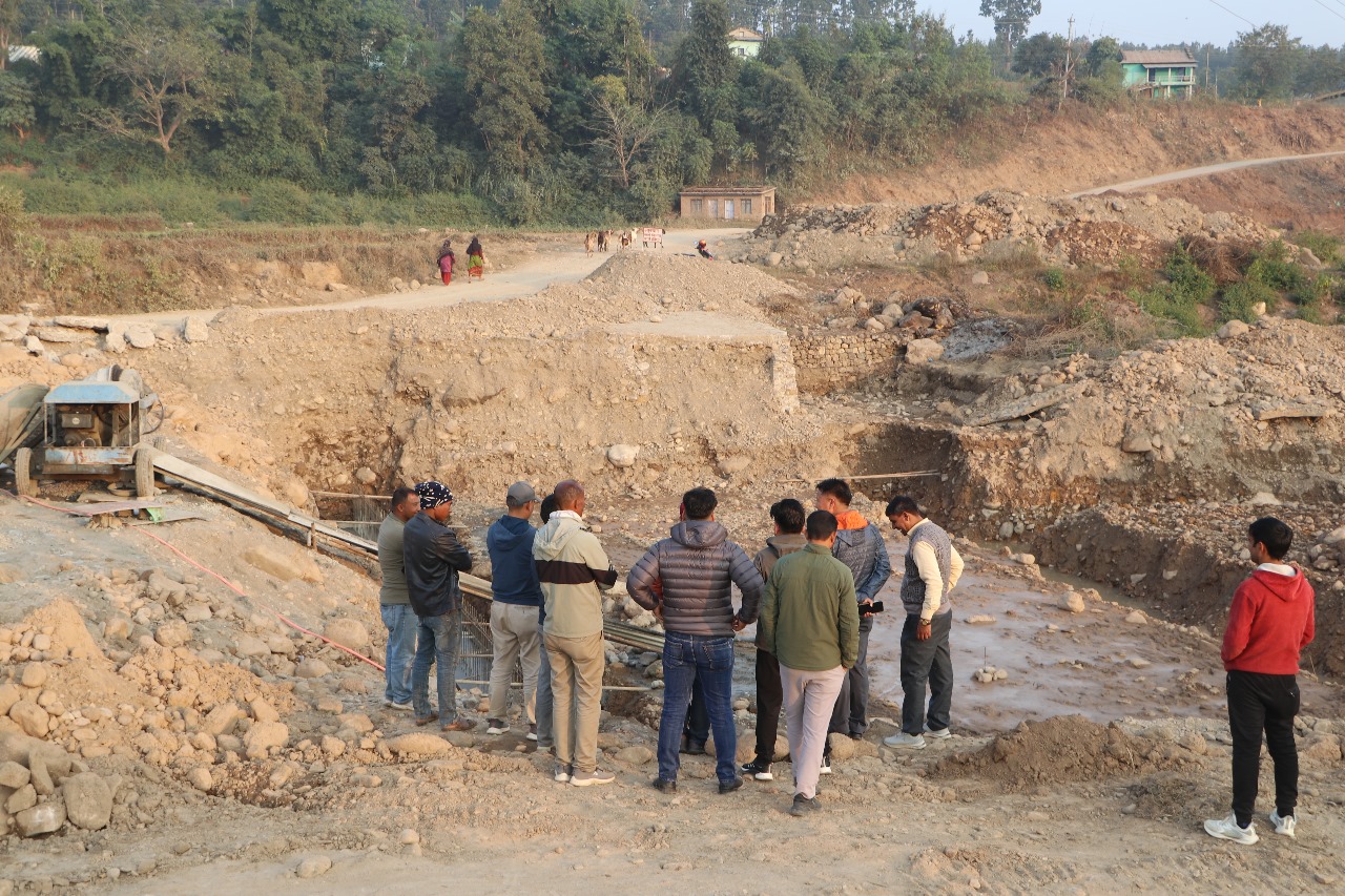 महालक्ष्मी खोला-मातातीर्थ सडक आगामी माघ ७ सम्म बन्द